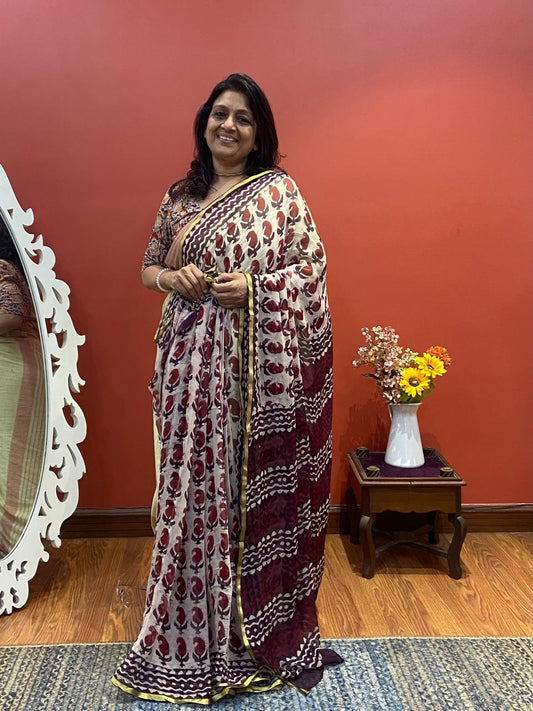 Chiffon Saree