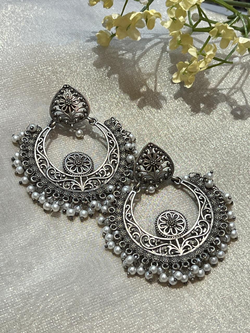 Oxidised Earrings