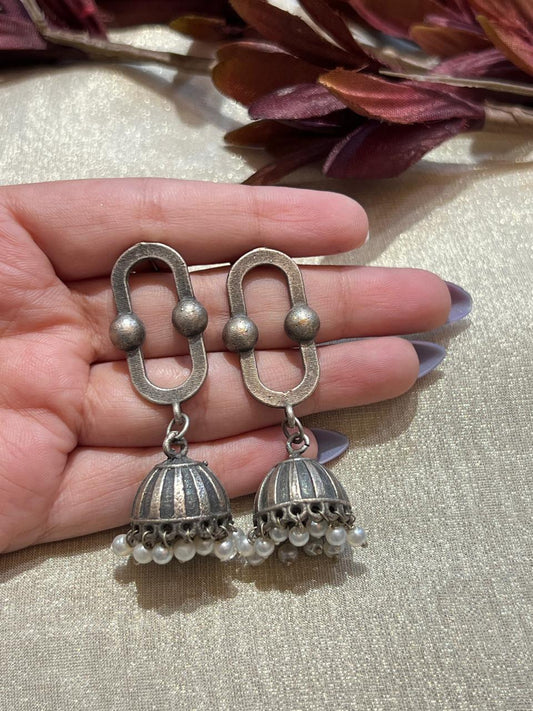 Oxidised Earrings