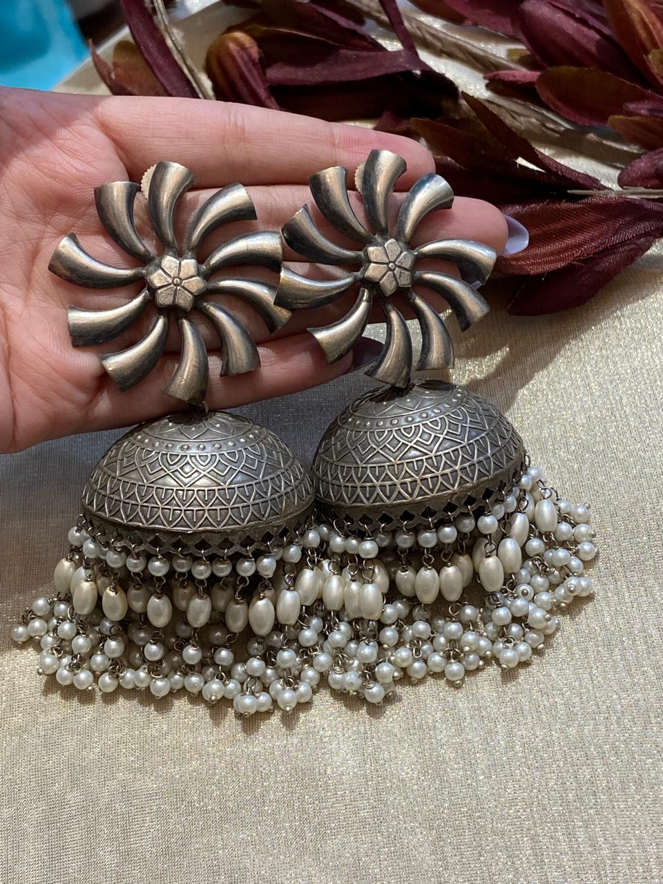 Oxidised Earrings