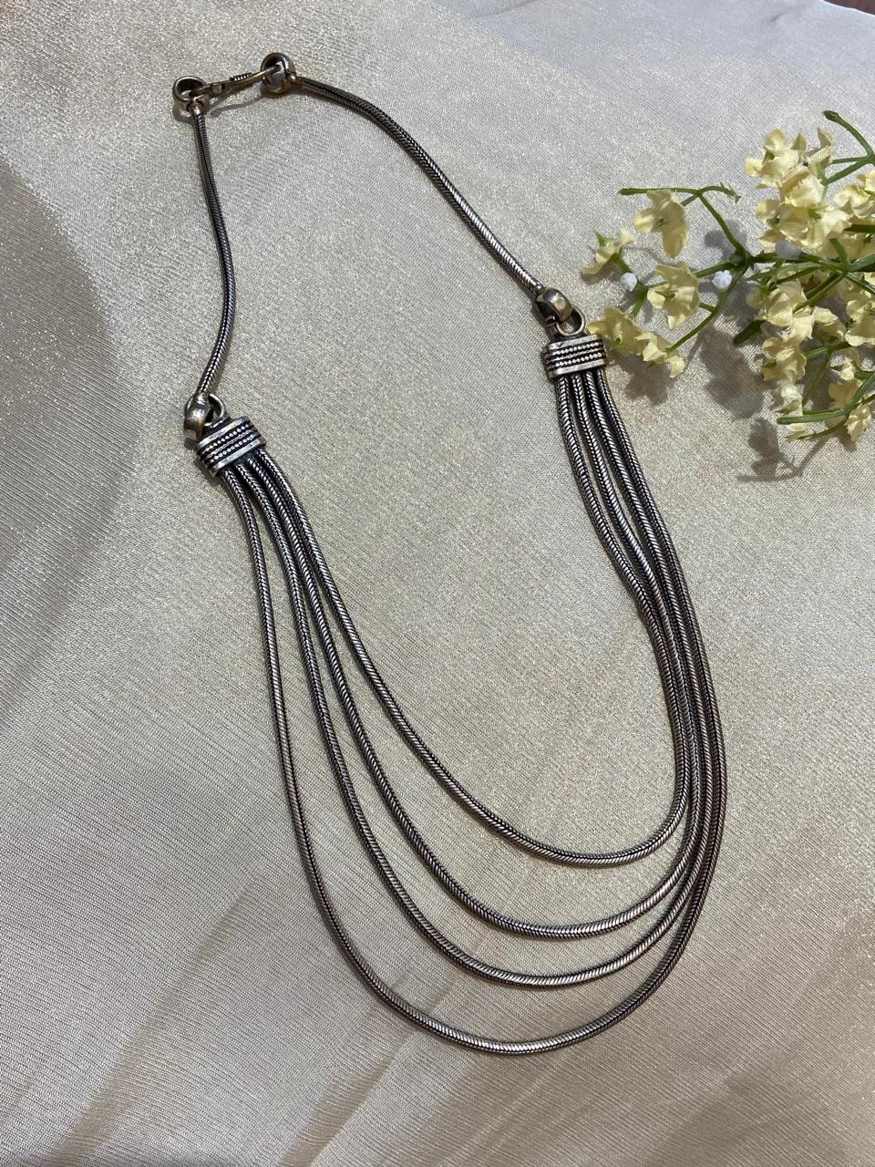 Oxidised Necklace