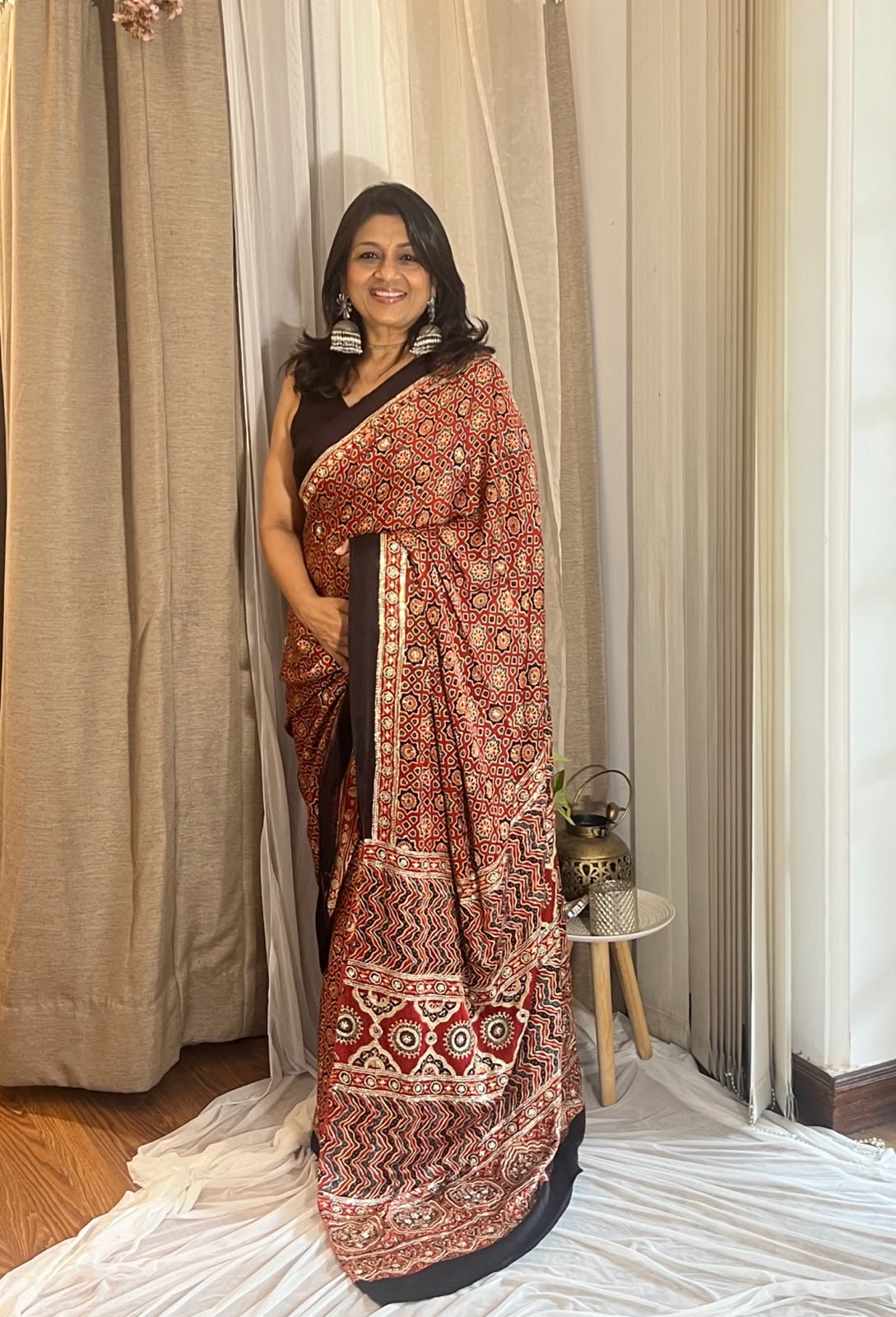 Ajarkh saree