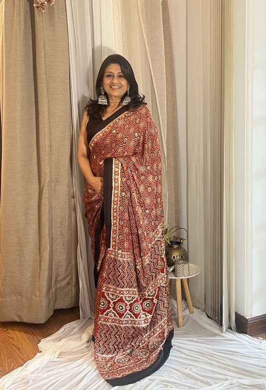 Ajarkh saree