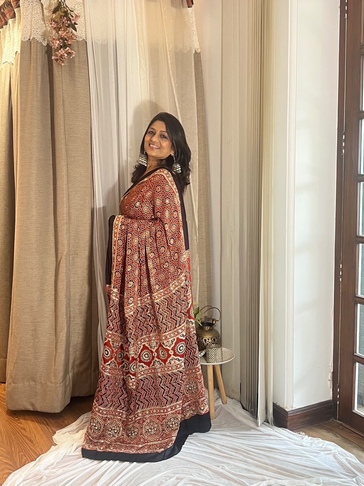 Ajarkh saree