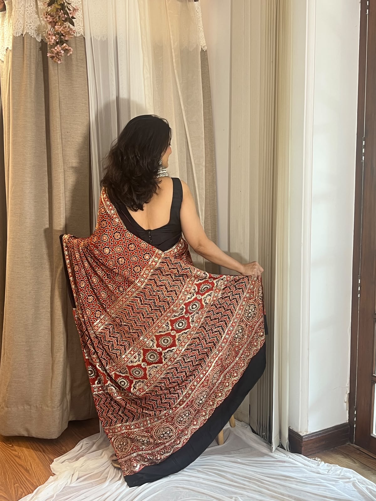 Ajarkh saree
