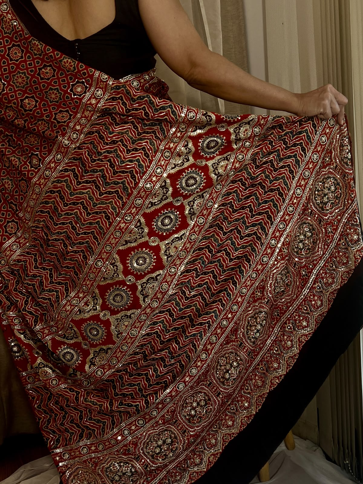 Ajarkh saree