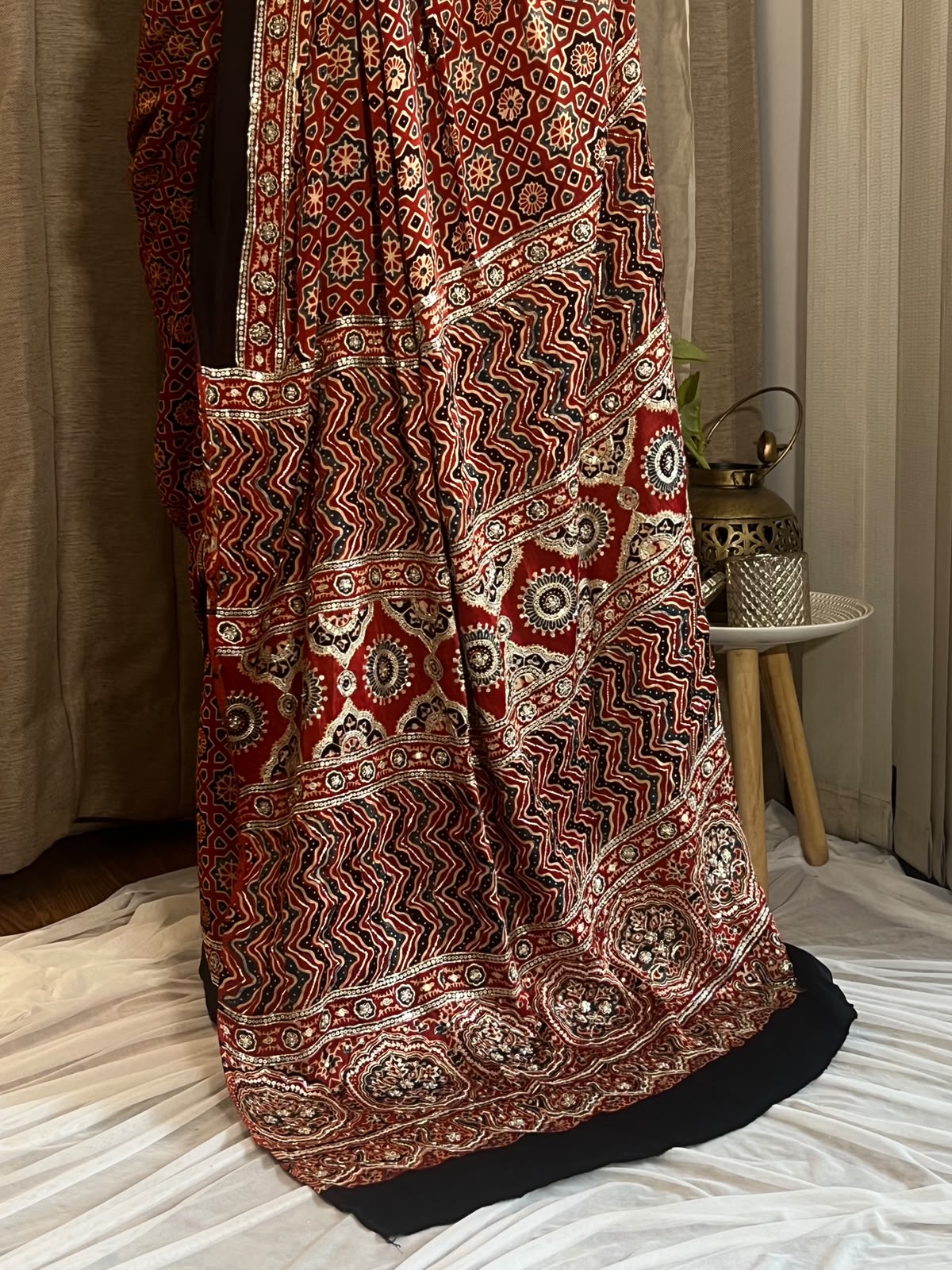 Ajarkh saree