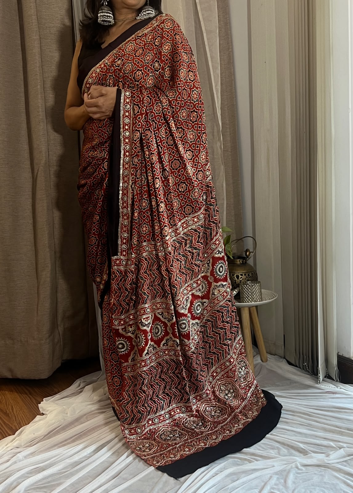 Ajarkh saree