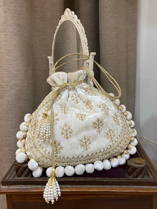 Embroidered Potli Bag
