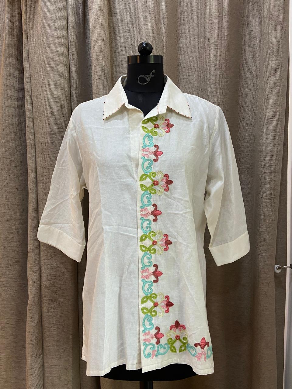 Chanderi Long Shirt