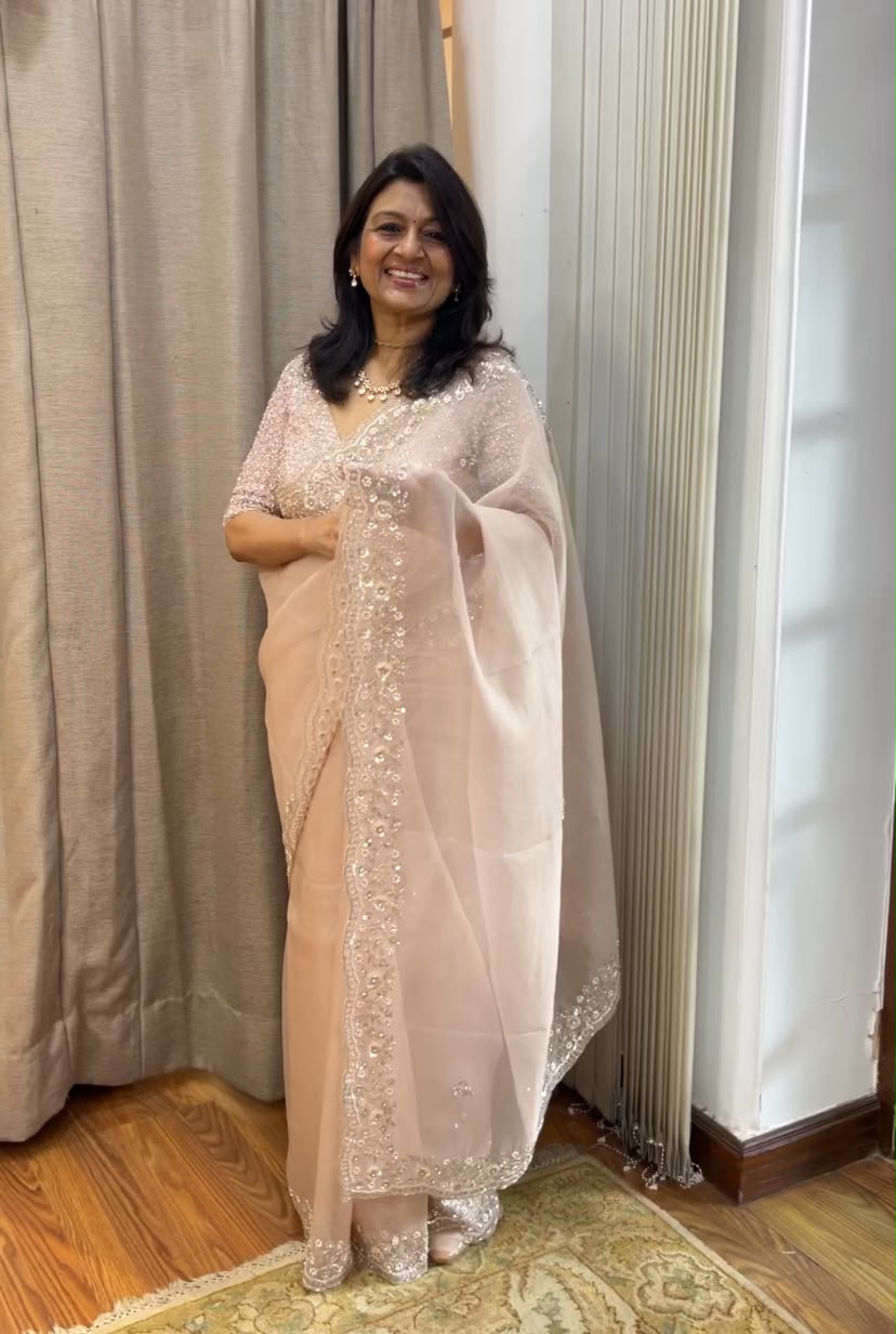 GALAXY- Pure Silk Organza Saree