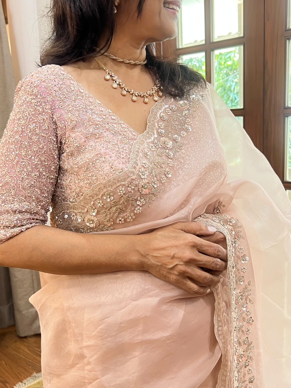 GALAXY- Pure Silk Organza Saree