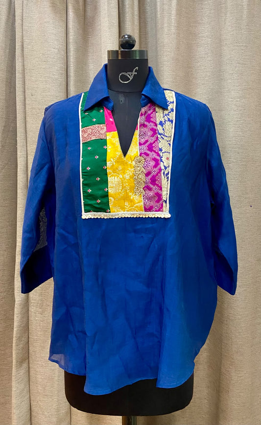 Dipawali Top- Blue