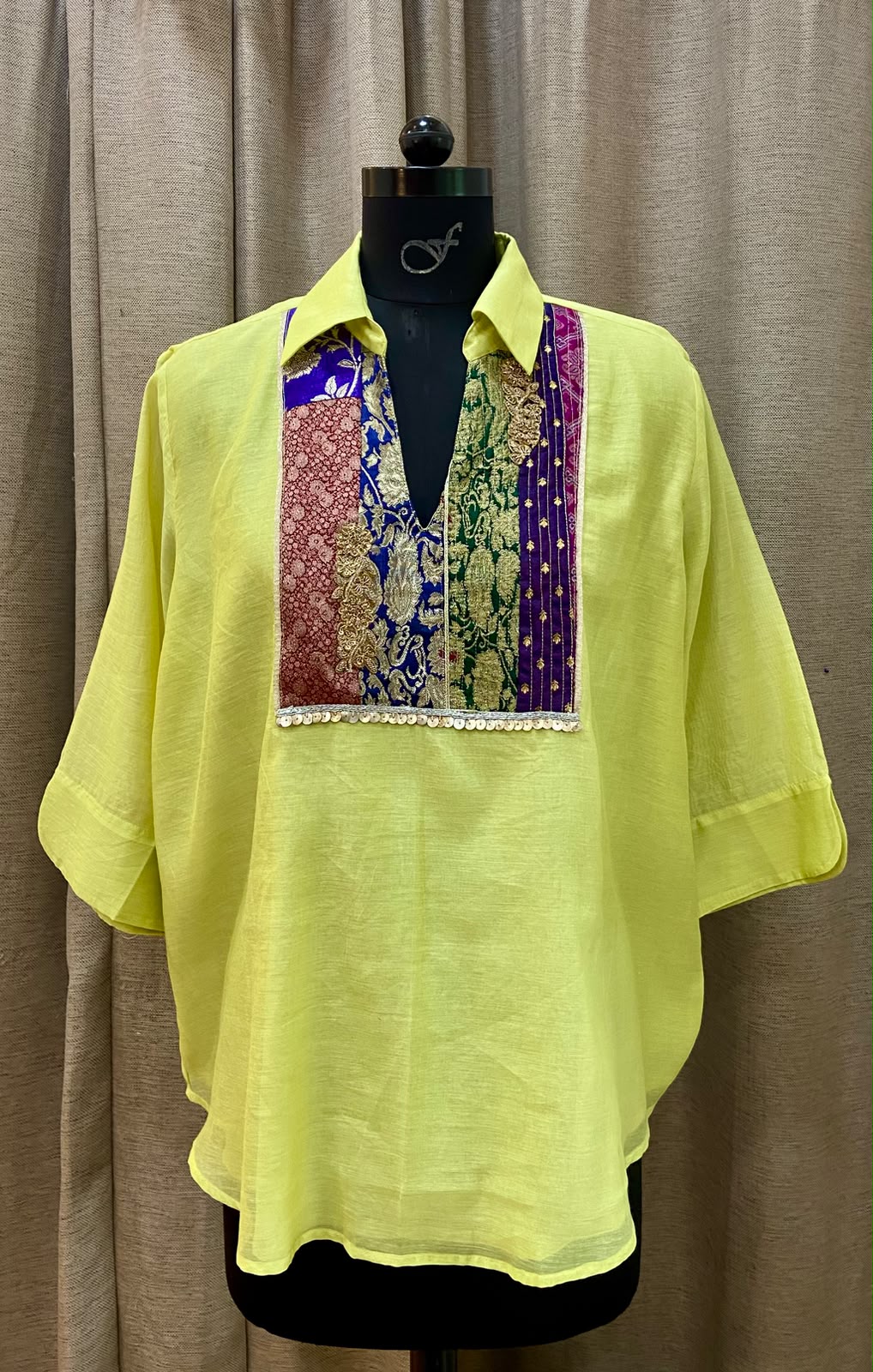 Dipawali Top- Yellow