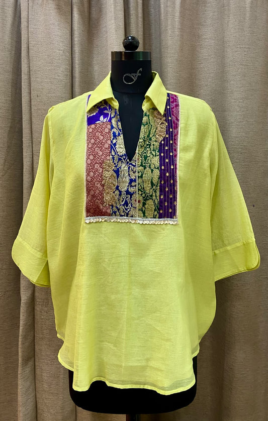 Dipawali Top- Yellow
