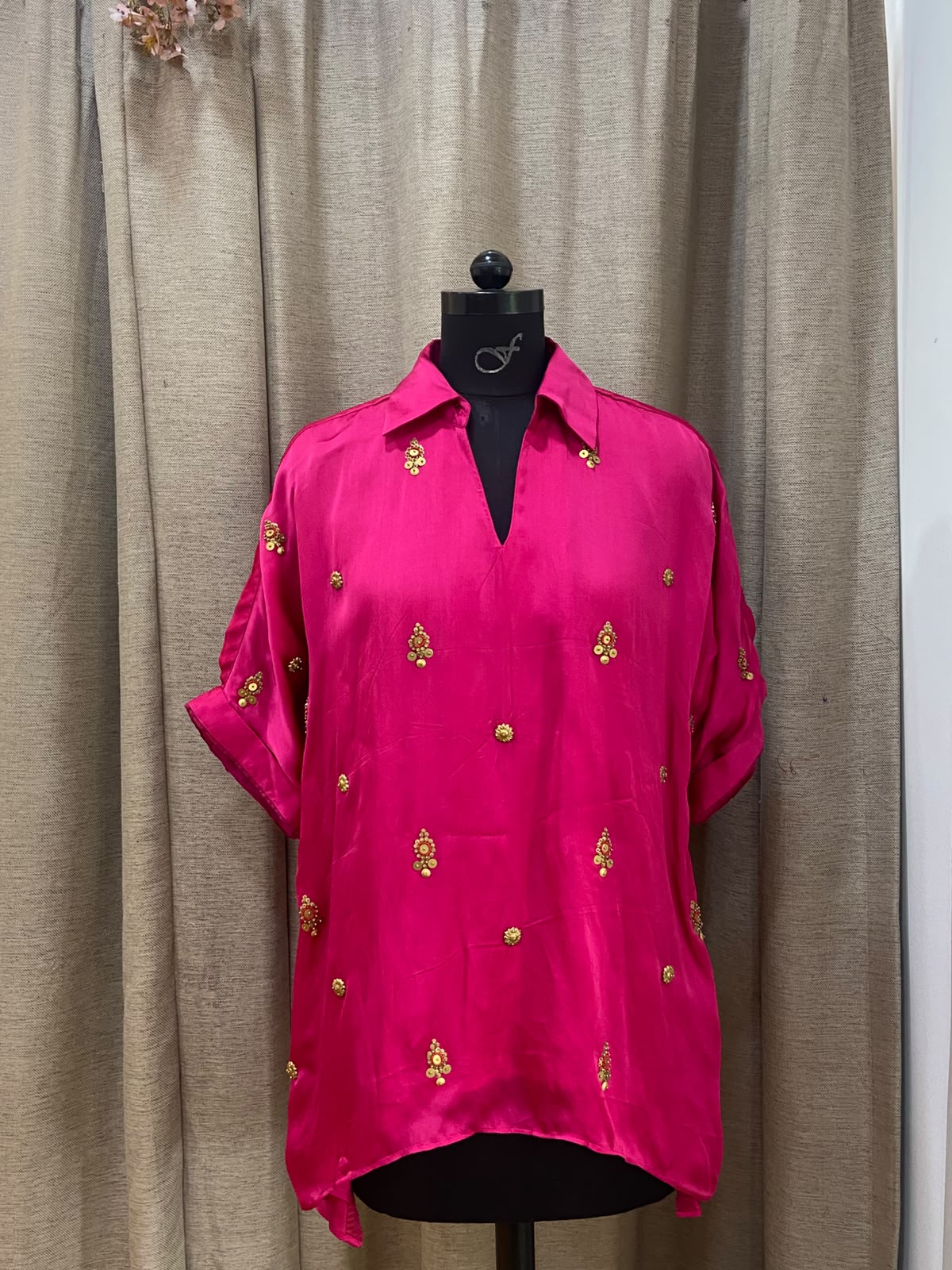 Saumya Top- Pink