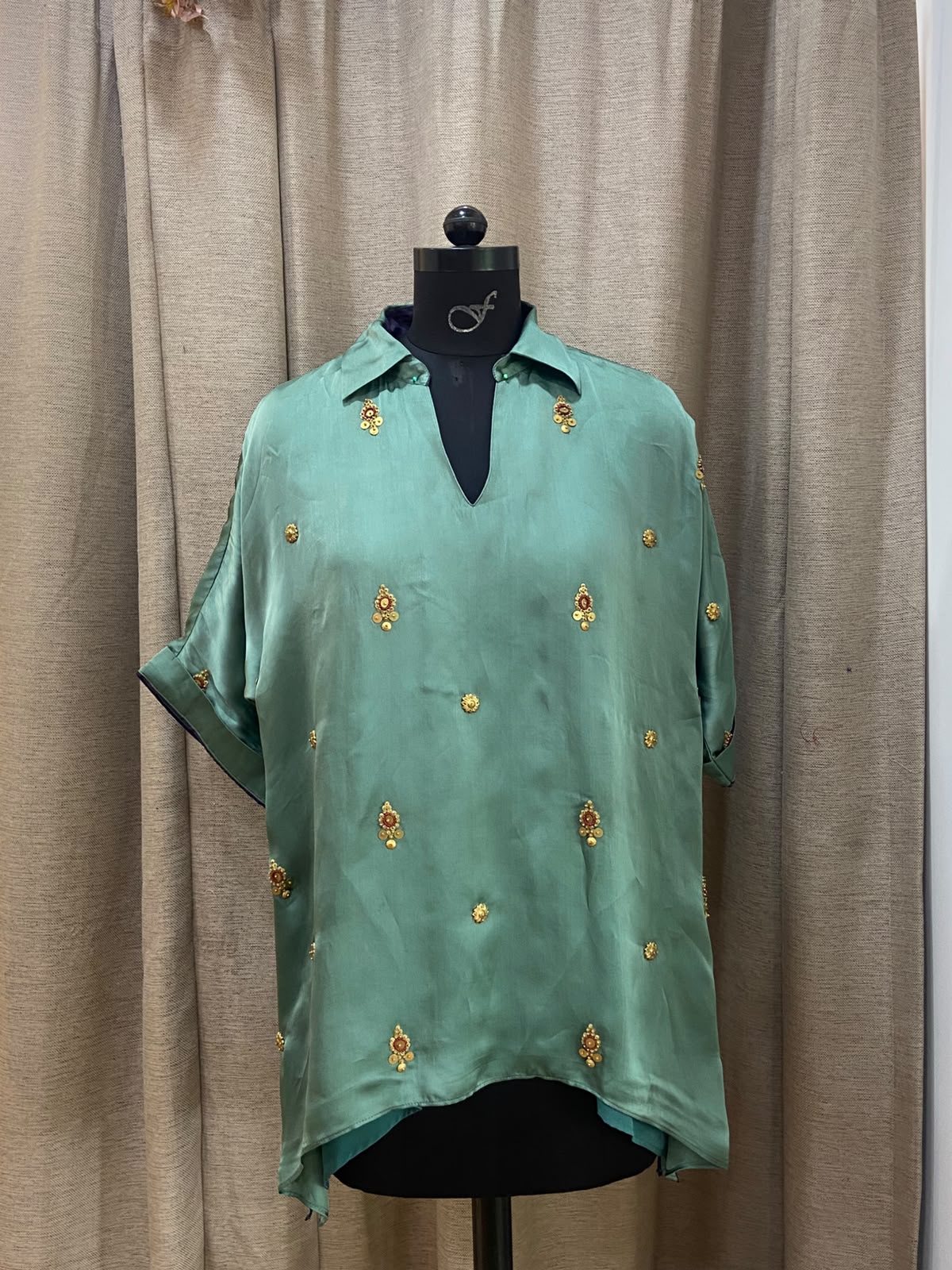 Saumya Top- Green