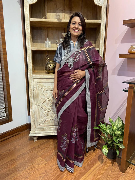 ORGANDI SAREE