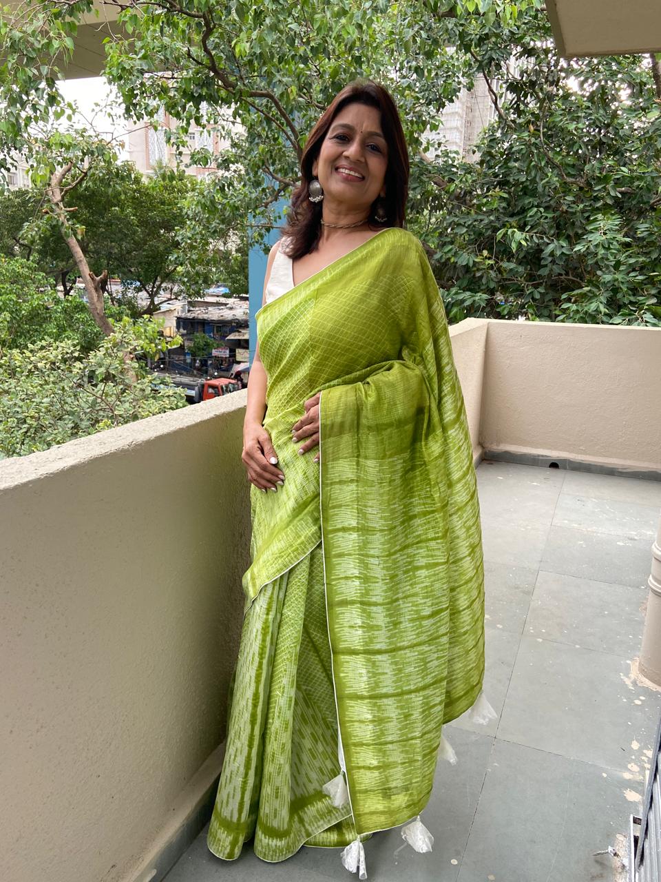 SHIBORI SAREE