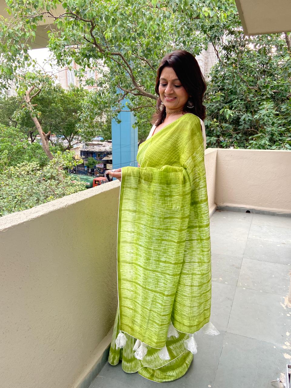 SHIBORI SAREE