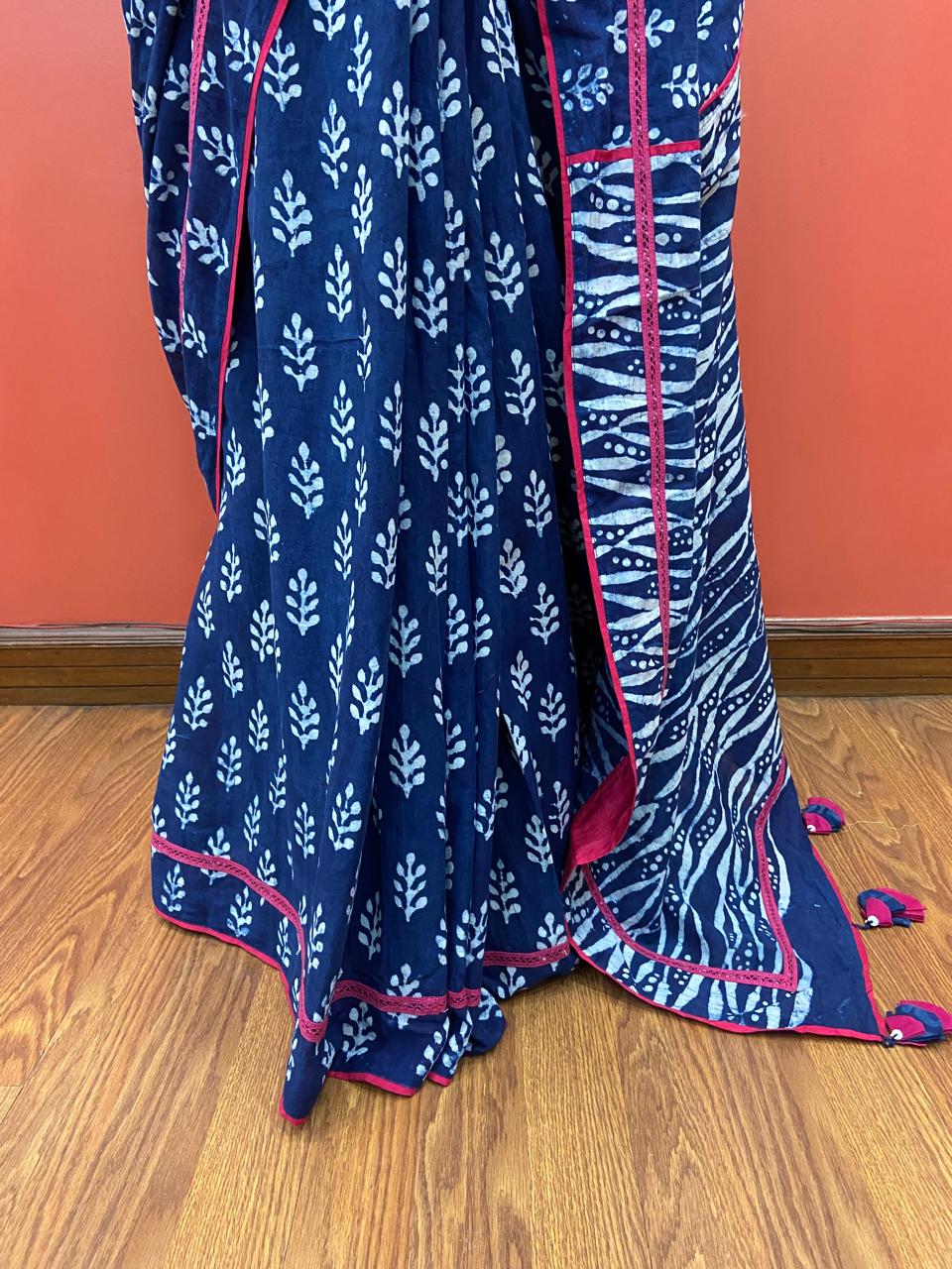INDIGO SAREE