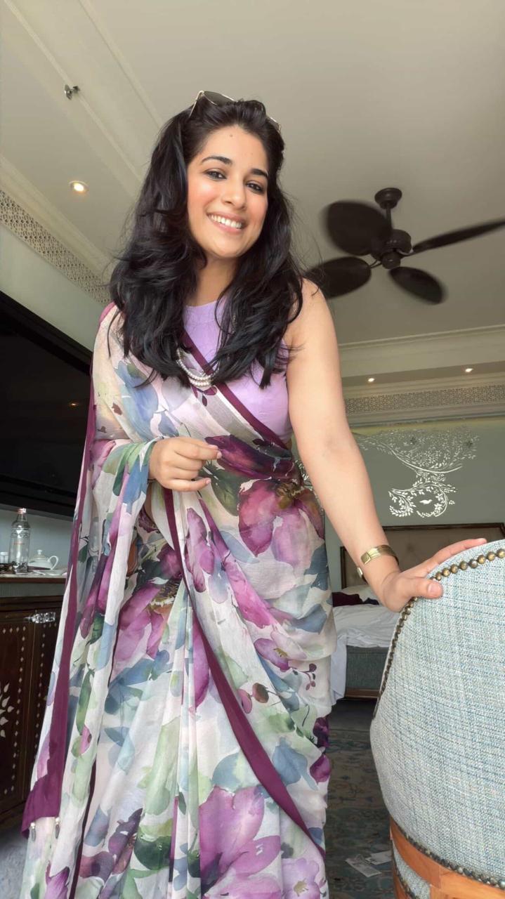 TEA DATE - CHIFFON SAREE