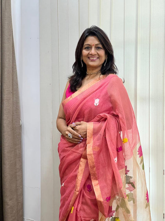 Jamdhani Cotton Saree