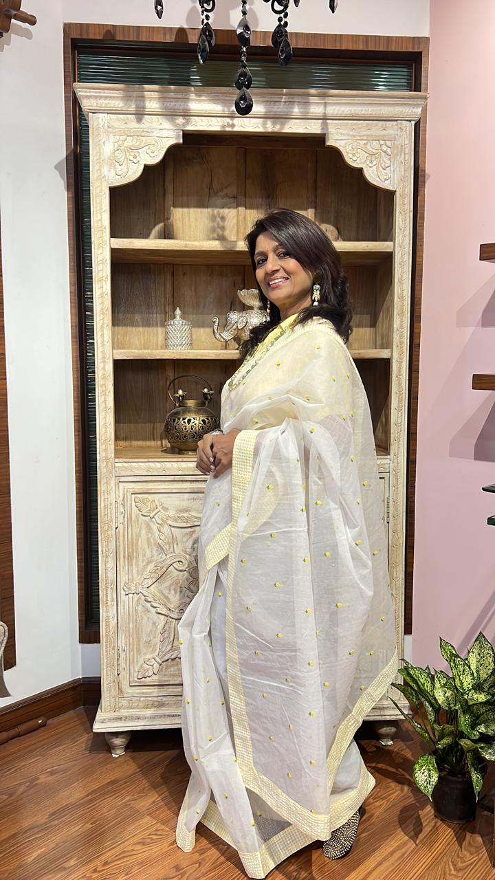 ORGANDI SAREE
