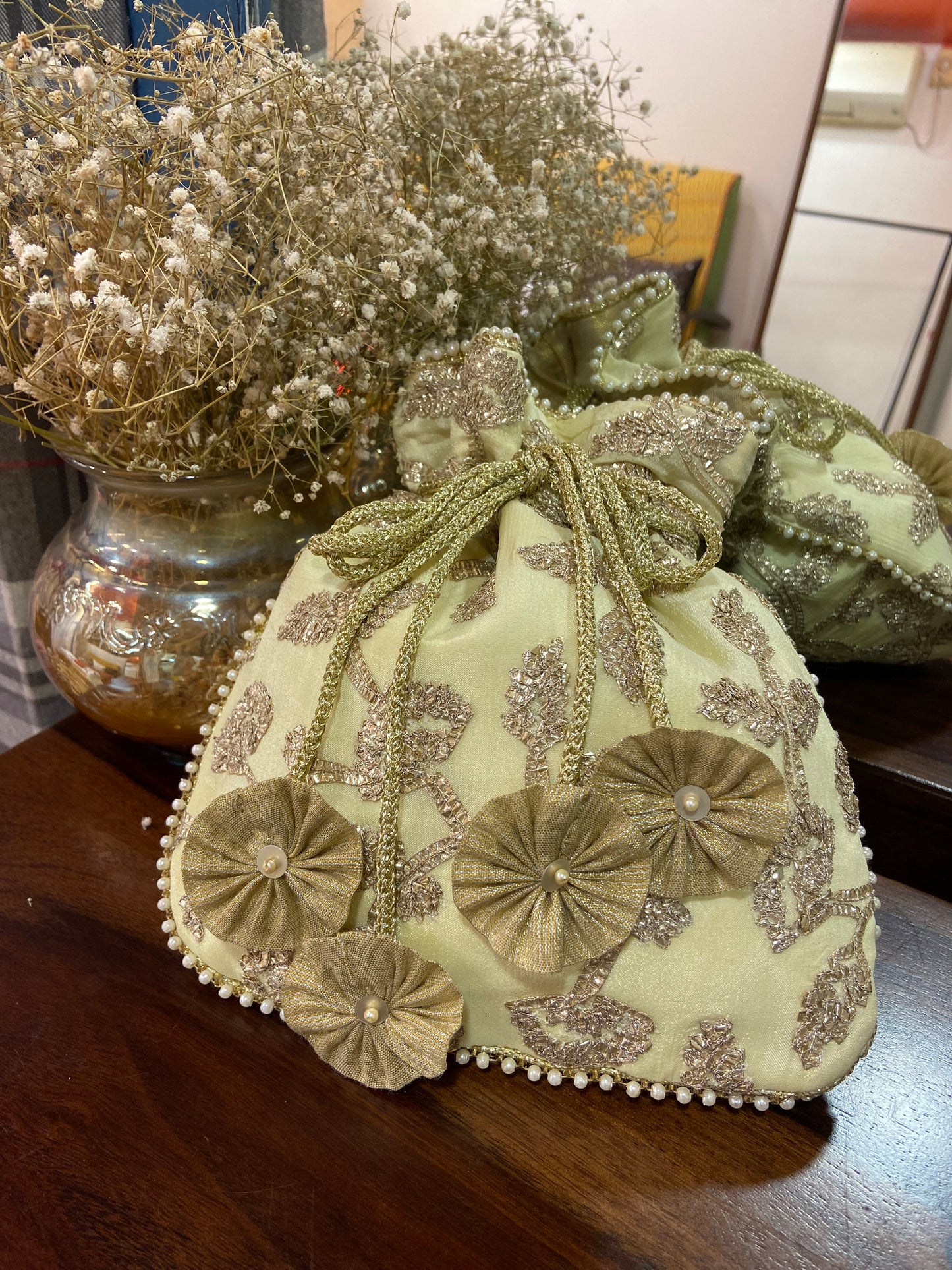 POTLI BAGS NEW